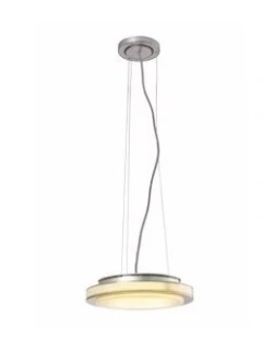 +LUM-3042720+3042590 stropne sv.+zaves 1x55W/2GX13, d40cm, strieborna/ciry akryl