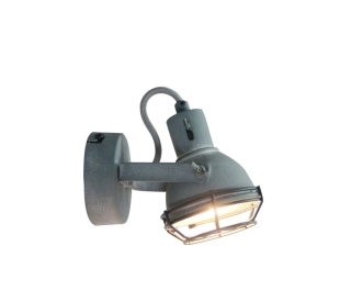 AB123790/70 nastenne svietidlo, industrial design 1x40W/GU10, v14cm, kov/patina beton
