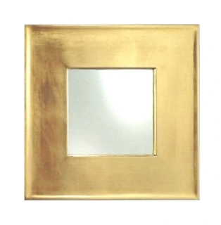 AK1001.PL350 exkluzivne zrkadlo zlate, 66x66cm, stvorec